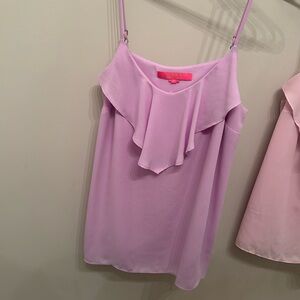 Lily Pulitzer silk top purple
